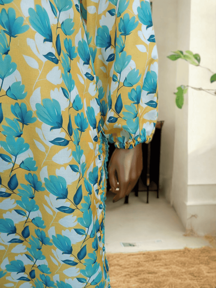3 pc printed Swiss lawn suit - Breeze - Ushams Clothing
